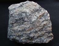 Gambar Batuan Metamorf Gneiss