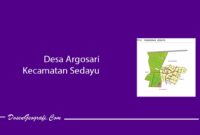 Desa Argosari Kecamatan Sedayu