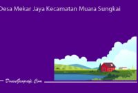 Desa Mekar Jaya Kecamatan Muara Sungkai