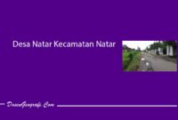 Desa Natar Kecamatan Natar
