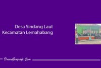 Desa Sindang Laut Kecamatan Lemahabang