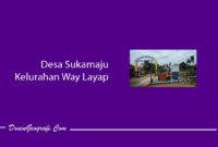 Desa Sukamaju Kelurahan Way Layap
