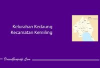 Kelurahan Kedaung Kecamatan Kemiling