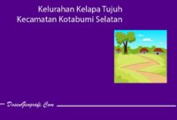 Kelurahan Kelapa Tujuh Kecamatan Kotabumi Selatan