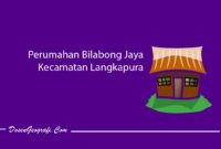 Perumahan Bilabong Jaya Kecamatan Langkapura