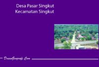 Desa Pasar Singkut Kecamatan Singkut